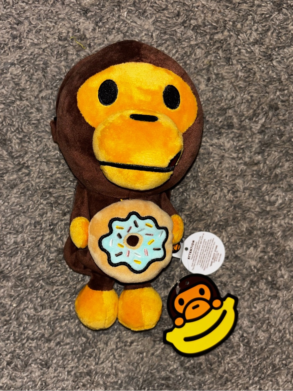 Baby Milo Plush  Cell Phone Bag Pouch Donut NWT